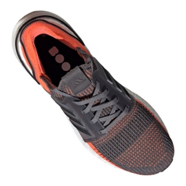 Buty biegowe adidas UltraBoost 19 m M G27517 pomarańczowe szare 4