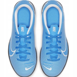 Buty piłkarskie Nike Mercurial Vapor 13 Club Ic Jr AT8169-414 niebieskie niebieskie 2
