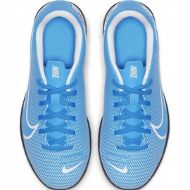 Buty piłkarskie Nike Mercurial Vapor 13 Club Ic Jr AT8169-414 niebieskie niebieskie 2
