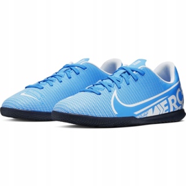 Buty piłkarskie Nike Mercurial Vapor 13 Club Ic Jr AT8169-414 niebieskie niebieskie 3