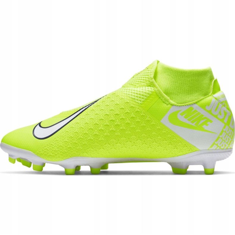 Buty piłkarskie Nike Phantom Vsn Academy Df FG/MG M AO3258-717 różowe żółte 2
