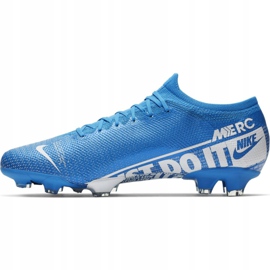 Buty piłkarskie Nike Mercurial Vapor 13 Pro Fg M AT7901 414 niebieskie 2