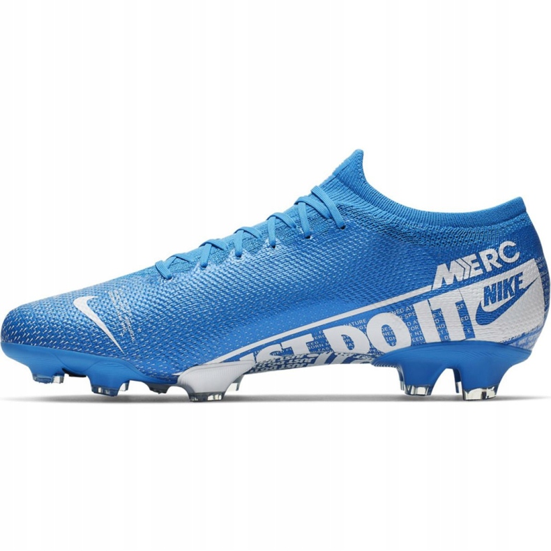 Buty piłkarskie Nike Mercurial Vapor 13 Pro Fg M AT7901 414 niebieskie 2