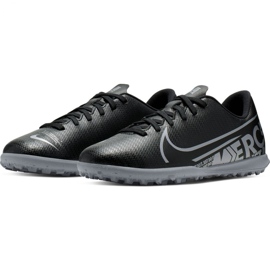 Buty piłkarskie Nike Mercurial Vapor 13 Club Tf Jr AT8177 001 czarne 3