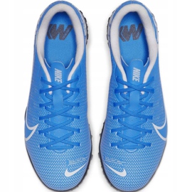 Buty piłkarskie Nike Mercurial Vapor 13 Academy Tf Jr AT8145 414 niebieskie 1