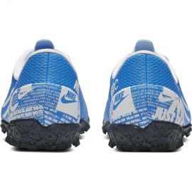 Buty piłkarskie Nike Mercurial Vapor 13 Academy Tf Jr AT8145 414 niebieskie 6