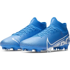 Buty piłkarskie Nike Mercurial Superfly 7 Pro Fg M AT5382 414 niebieskie 3