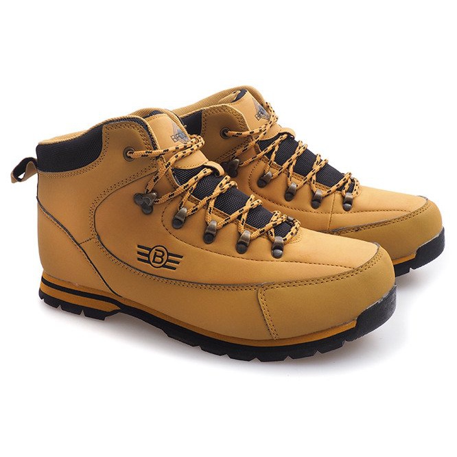 Ocieplane Trekingi Timbery 6771 Camel brązowe 1