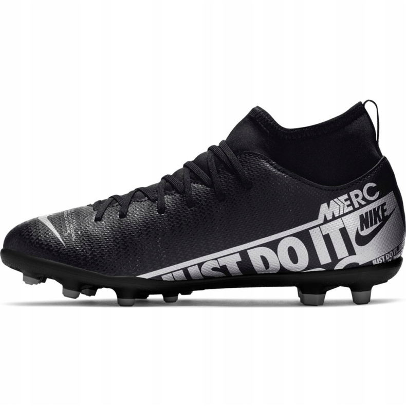 Buty piłkarskie Nike Mercurial Superfly 7 Club FG/MG Jr AT8150-001 różowe czarne 2