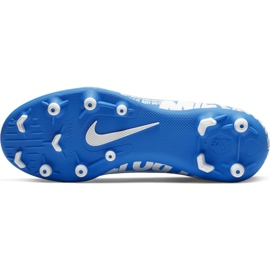 Buty piłkarskie Nike Mercurial Superfly 7 Club FG/MG Jr AT8150-414 niebieskie niebieskie 6