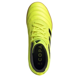 Buty adidas Copa 19.3 In Sala Jr EF0561 żółte 2
