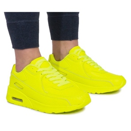 Sneakersy B503-3 Żółty żółte 4