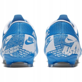 Buty piłkarskie Nike Mercurial Vapor 13 Academy FG/MG Jr AT8123 414 niebieskie 4