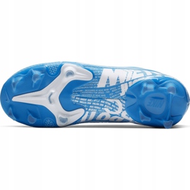 Buty piłkarskie Nike Mercurial Vapor 13 Academy FG/MG Jr AT8123 414 niebieskie 6