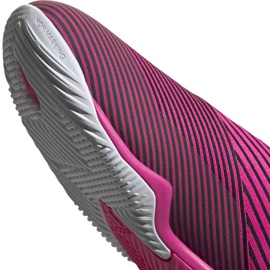 Buty piłkarskie adidas Nemeziz 19.3 In M EF0393 różowe 3