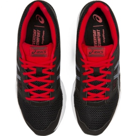 Buty Asics Gel Contend 5 M 1011A256 005 czarno czerwone czarne 1