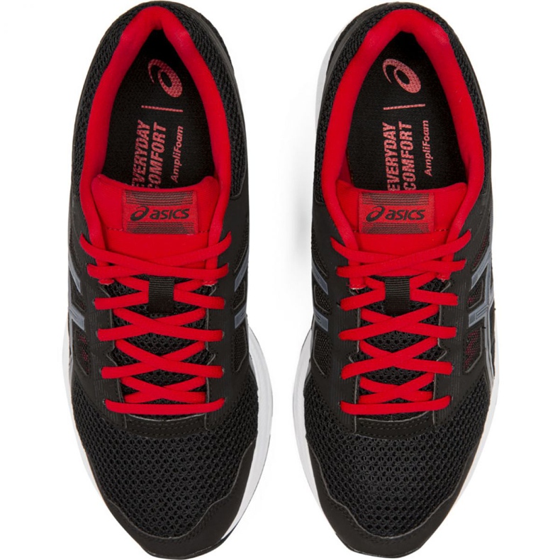 Buty Asics Gel Contend 5 M 1011A256 005 czarno czerwone czarne 1