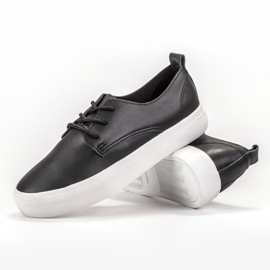 Seastar Półbuty Z Eko Skóry czarne 2