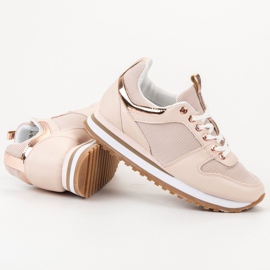 SDS Pudrowe Buty Sportowe różowe 1
