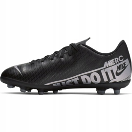 Buty piłkarskie Nike Mercurial Vapor 13 Club FG/MG Jr AT8161 001 czarne 2