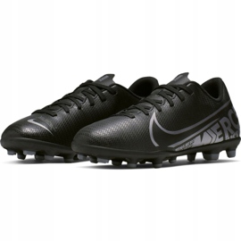 Buty piłkarskie Nike Mercurial Vapor 13 Club FG/MG Jr AT8161 001 czarne 3