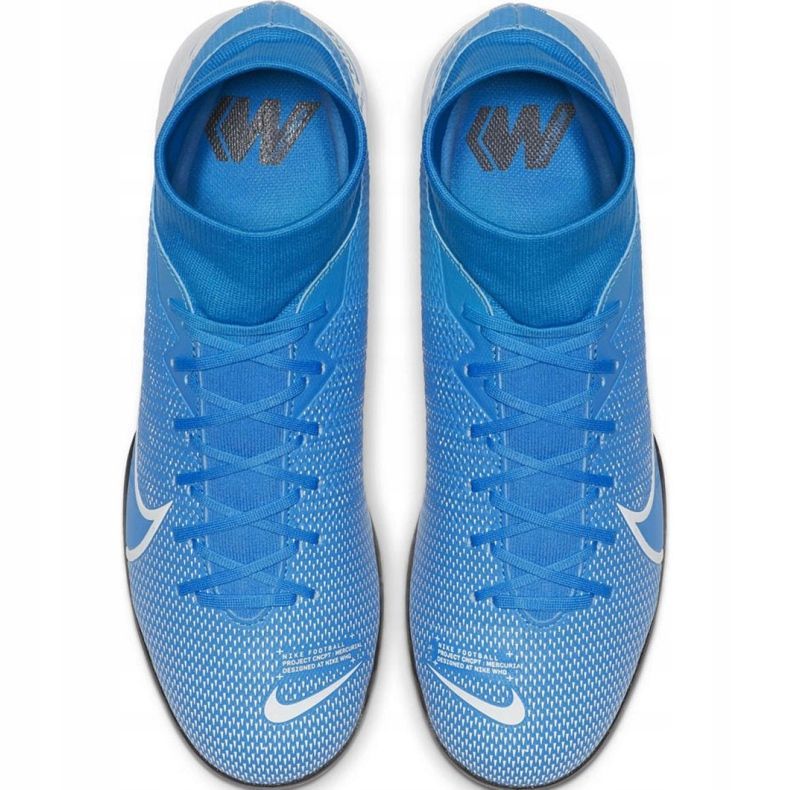 Buty piłkarskie Nike Mercurial Superfly 7 Academy Ic M AT7975 414 niebieskie 1