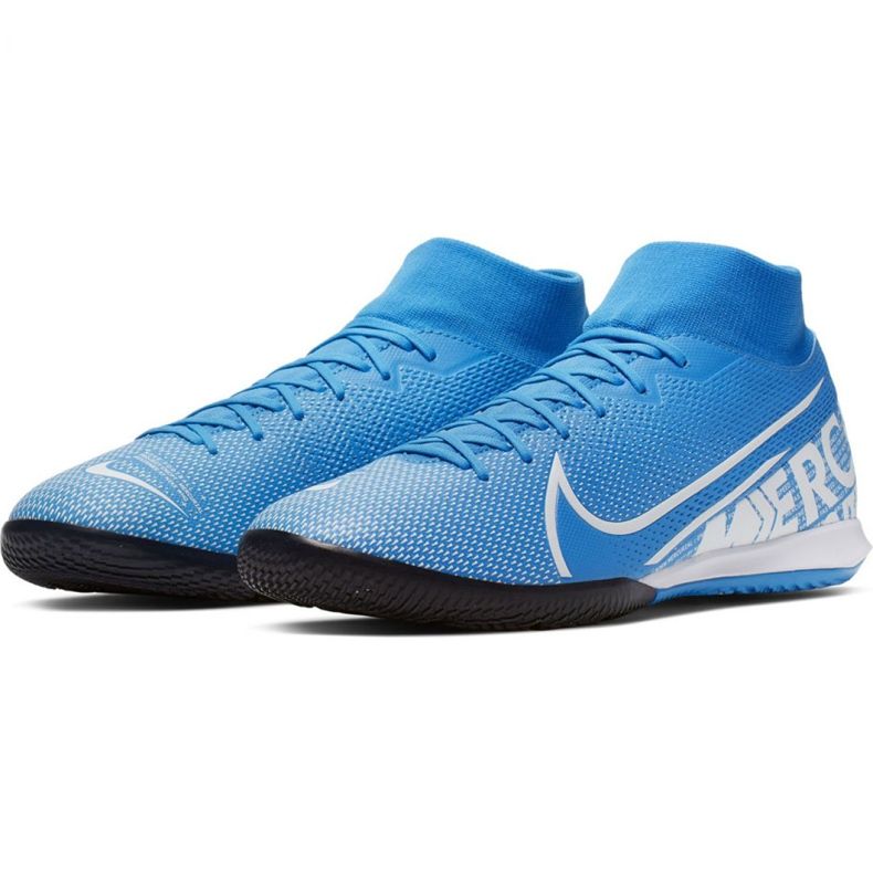 Buty piłkarskie Nike Mercurial Superfly 7 Academy Ic M AT7975 414 niebieskie 2