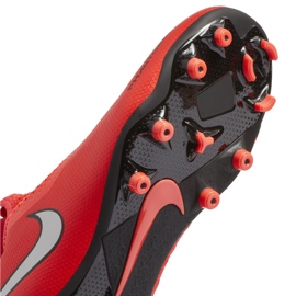 Buty piłkarskie Nike Phantom Vsn Academy Df FG/MG Jr AO3287-600 czerwone czerwone 5