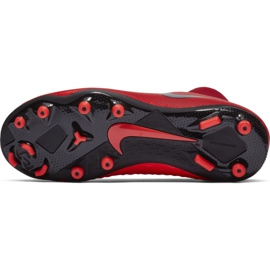Buty piłkarskie Nike Phantom Vsn Academy Df FG/MG Jr AO3287-600 czerwone czerwone 6