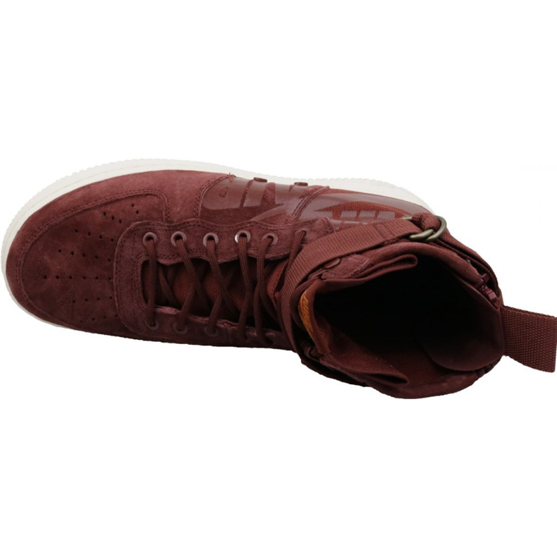 Buty Nike Air Force 1 Sf Mid M 917753-202 czerwone 2