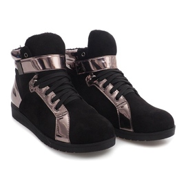 Ocieplane Trampki 2026-1 Czarny czarne szare 1