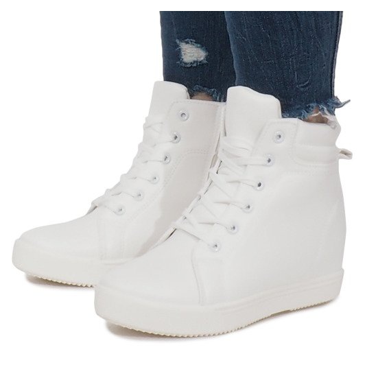 Białe Sneakersy Classic 1