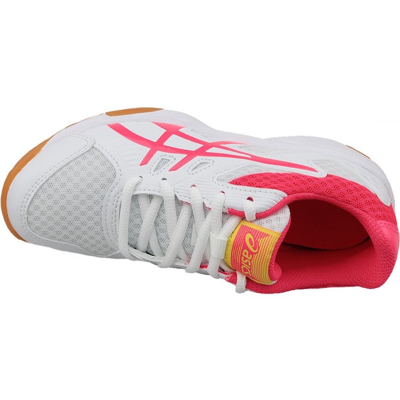 Buty do siatkówki Asics Upcourt 3 Gs Jr 1074A005-104 wielokolorowe białe 2