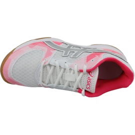 Buty do siatkówki Asics Gel-Tactic Gs Jr 1074A014-101 białe szare 2
