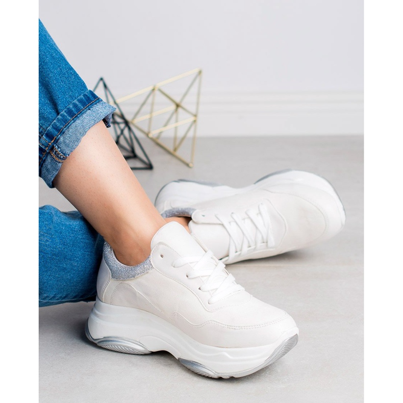 SDS Lekkie Sneakersy białe 1