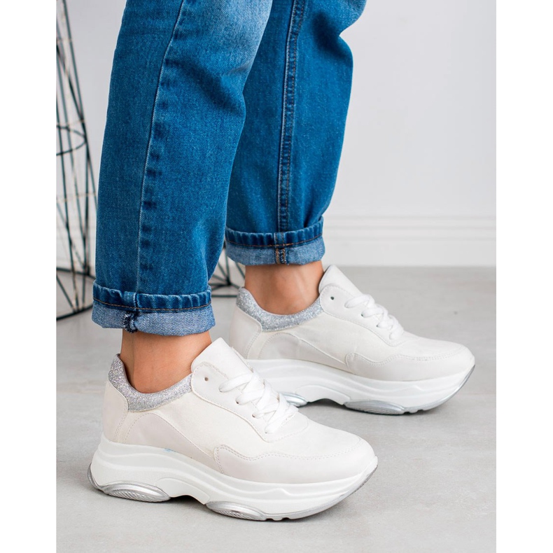 SDS Lekkie Sneakersy białe 2