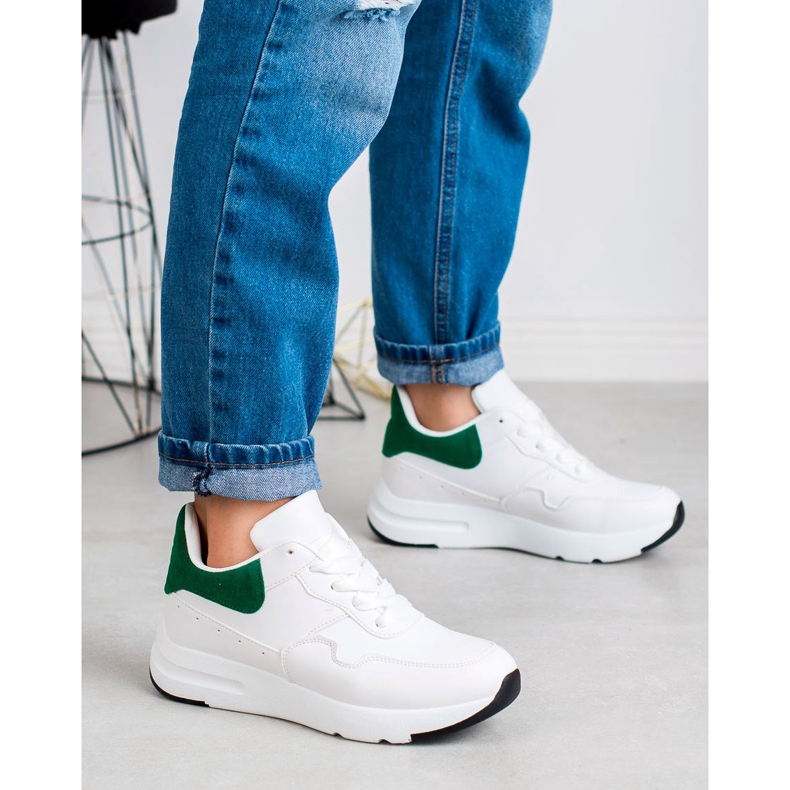 SHELOVET Białe Sneakersy 2