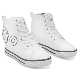 Modne Sneakersy Go GFA108 Biały białe 1