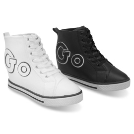 Modne Sneakersy Go GFA108 Biały białe 3