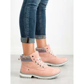 Arrigo Bello Ocieplane Traperki różowe 2