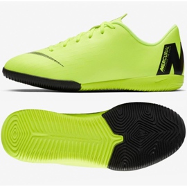 Buty Nike Mercurial VaporX 12 Academy Gs Ic Jr AJ3101 701 zielone 3
