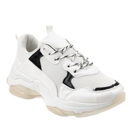 Białe obuwie sportowe sneakersy MM-7 1