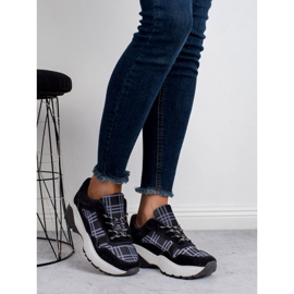 SHELOVET Czarne Sneakersy 1