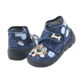 Befado obuwie dziecięce 529P106 granatowe niebieskie 4