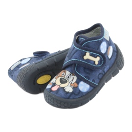 Befado obuwie dziecięce 529P106 granatowe niebieskie 5