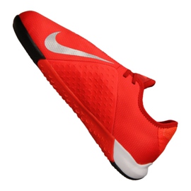 Buty halowe Nike Phantom Vsn Academy Ic Jr AR4345-600 pomarańczowe czerwone 1
