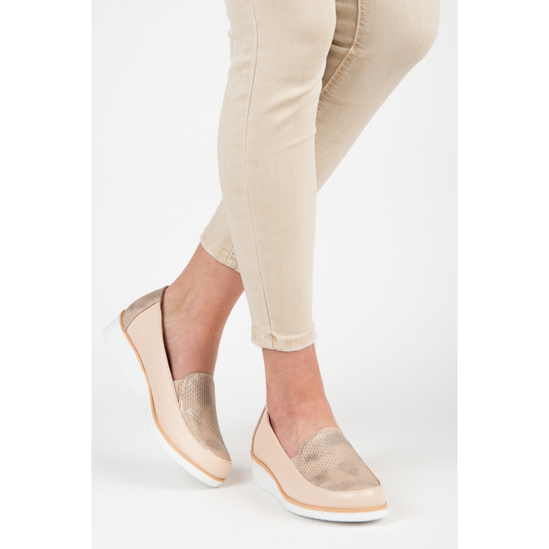 Półbuty Ze Wzorem VICES brązowe 2