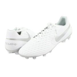 Buty piłkarskie Nike Tiempo Legend 8 Academy FG/MG AT5292 100 białe 4