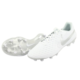 Buty piłkarskie Nike Tiempo Legend 8 Academy FG/MG AT5292 100 białe 3