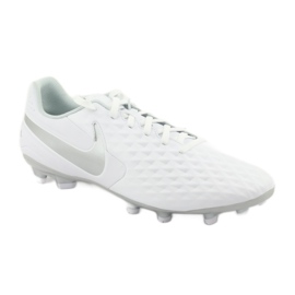 Buty piłkarskie Nike Tiempo Legend 8 Academy FG/MG AT5292 100 białe 1